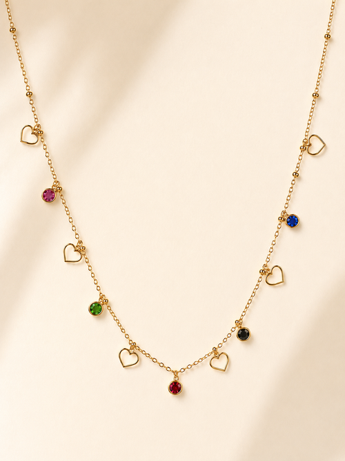 Family Heart Necklace